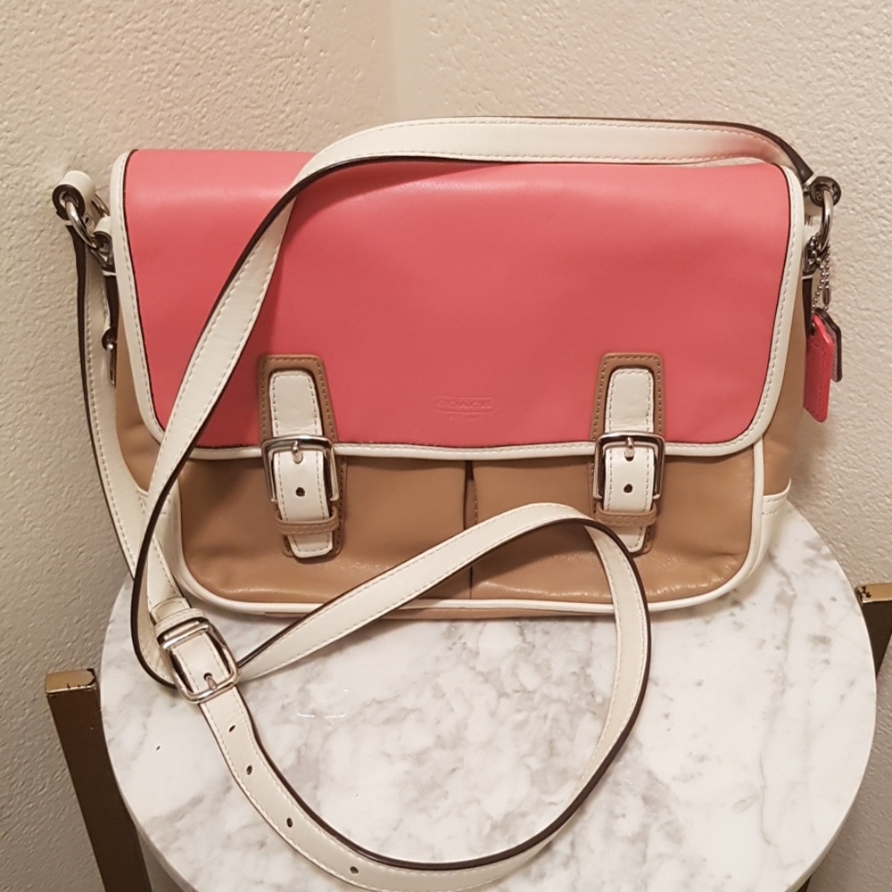 NWOT Coach Colorblocked Crossbody Bag Purse